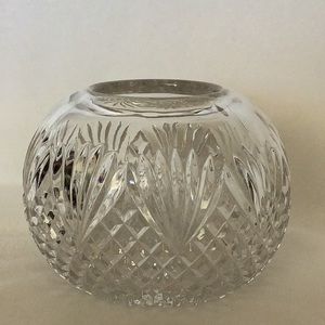 Antique U.S. Glass Co. Clear Pressed Glass Rose Bowl PINEAPPLE AND FAN c.1895